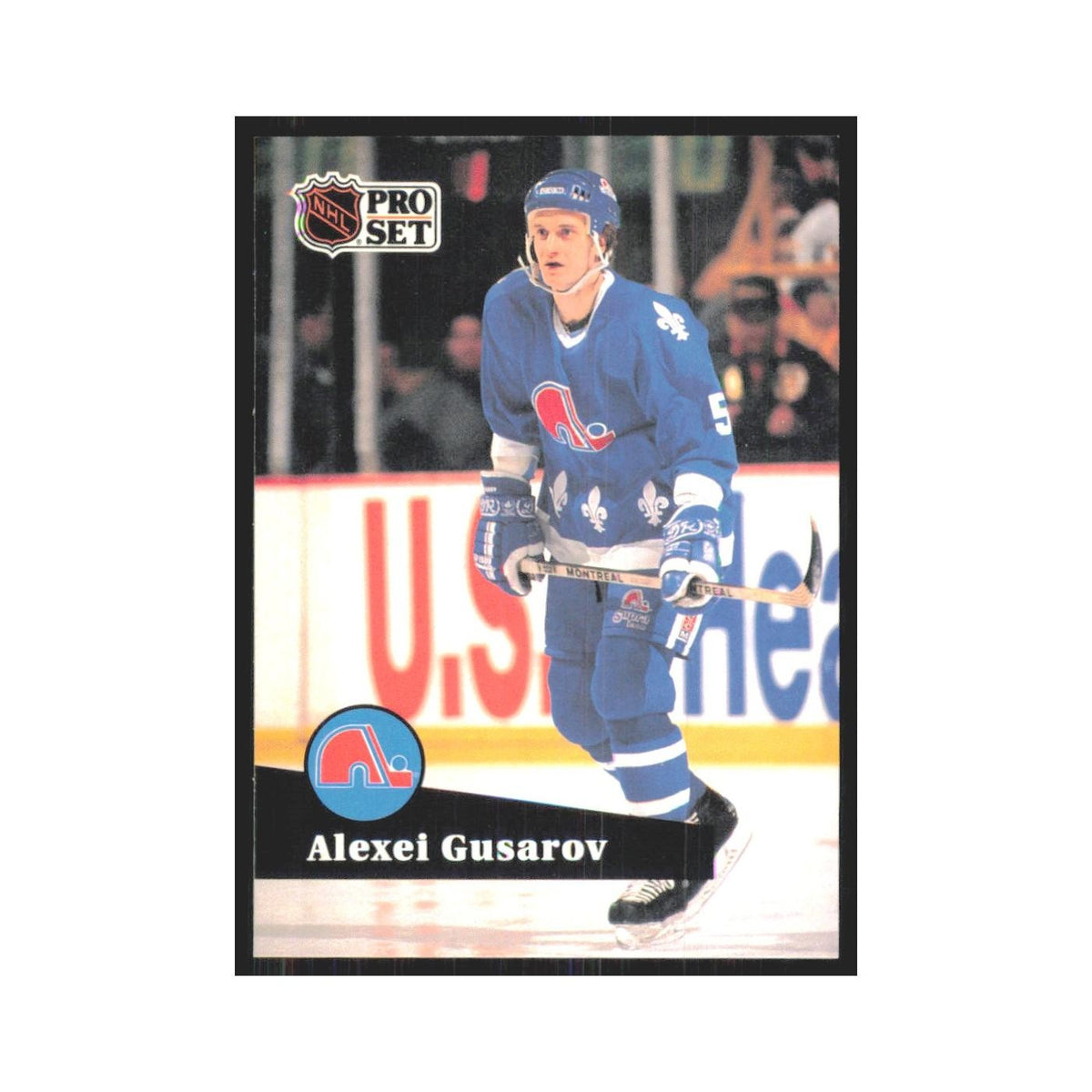 1991 Pro Set Alexei Gusarov Quebec Nordiques #207