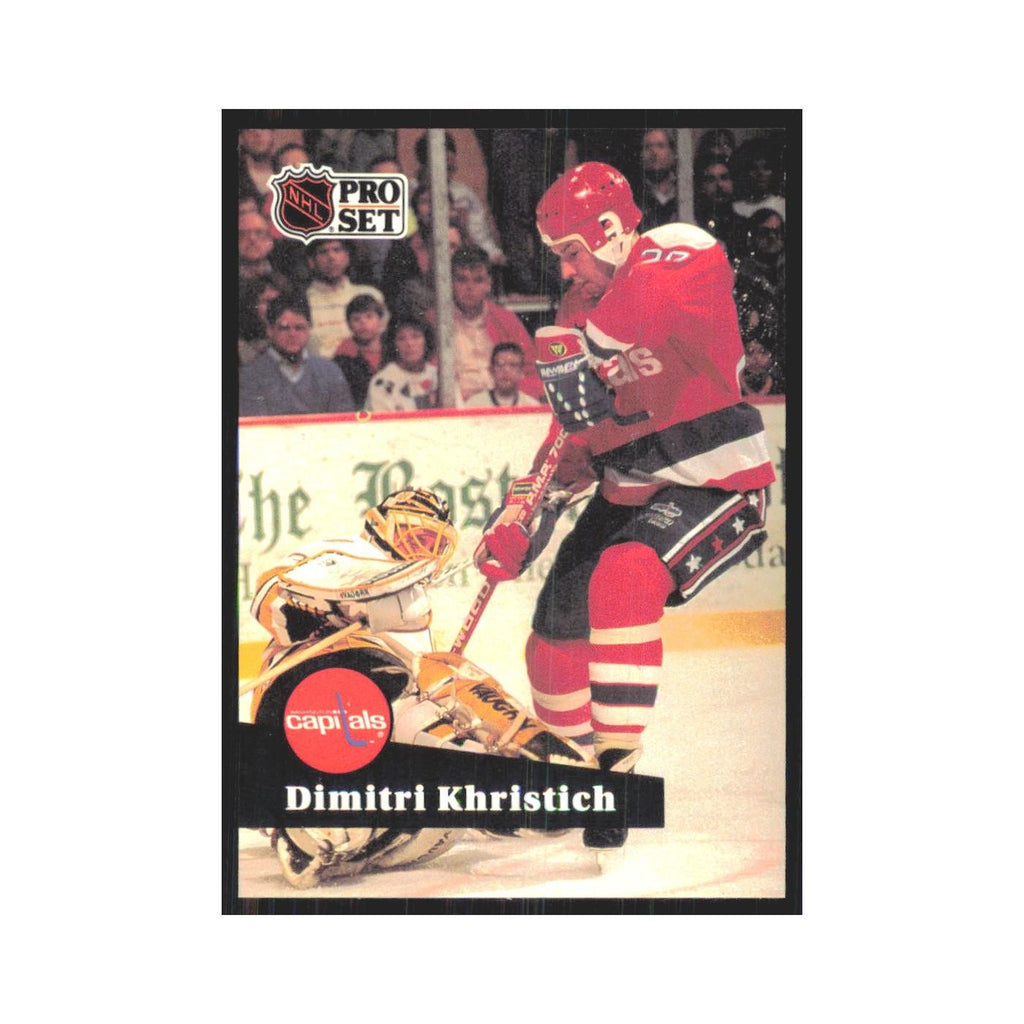 1991 Pro Set Dmitri Khristich Washington Capitals #260