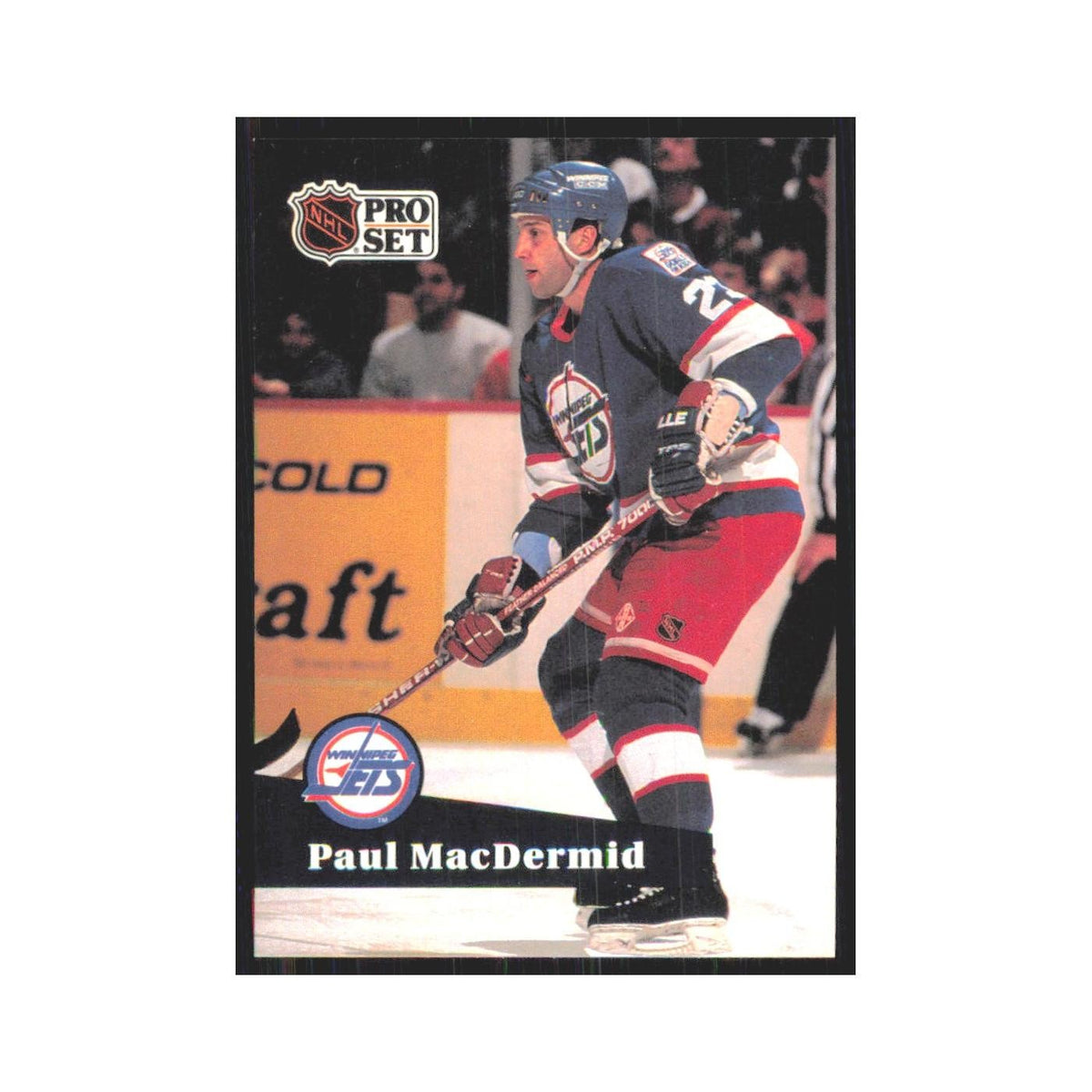 1991 Pro Set Paul MacDermid Winnipeg Jets #269