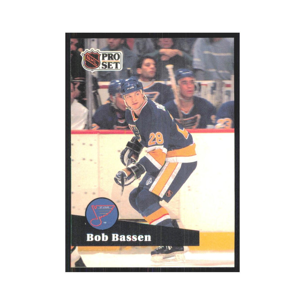 1991 Pro Set Bob Bassen St. Louis Blues #221