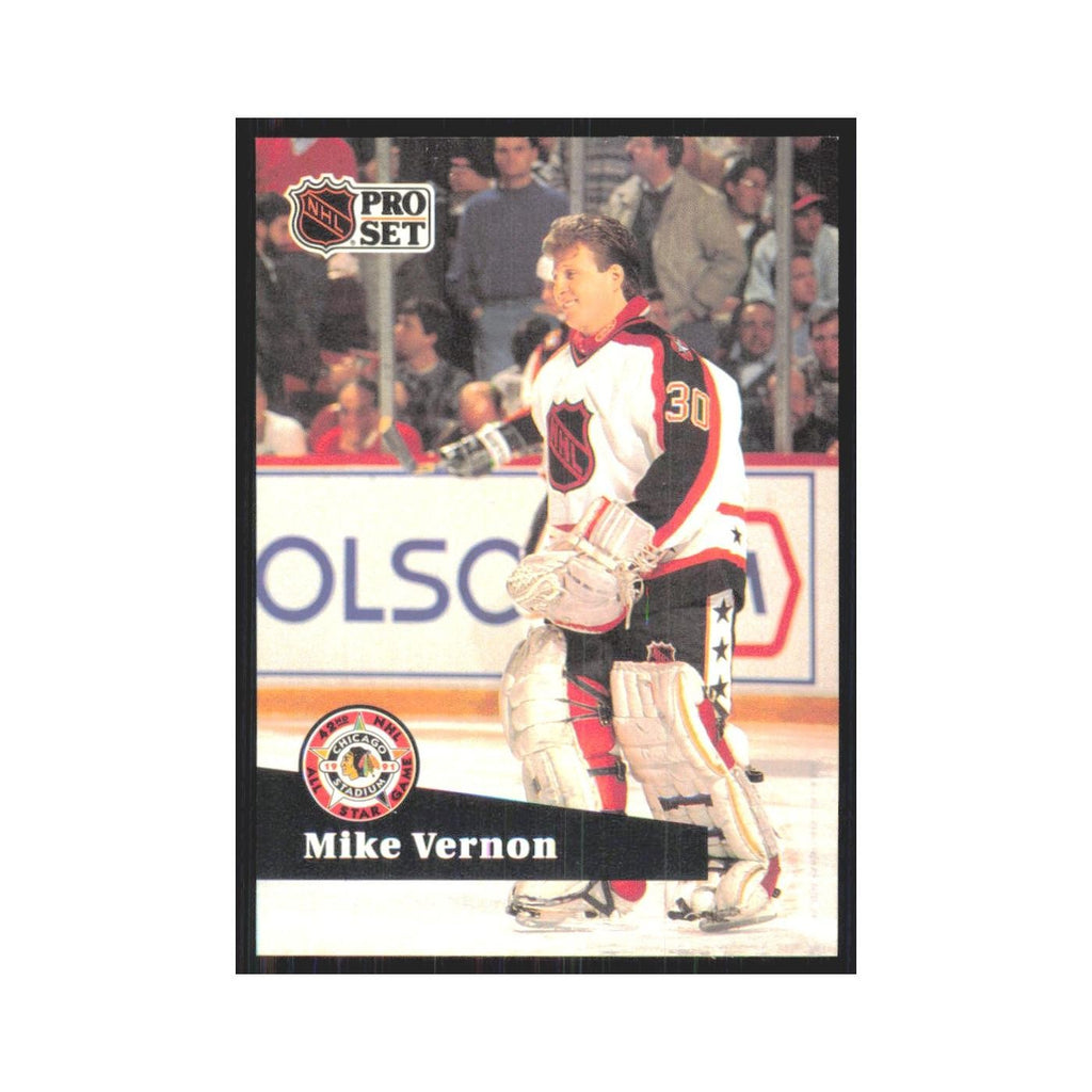 1991 Pro Set Mike Vernon Calgary Flames #277