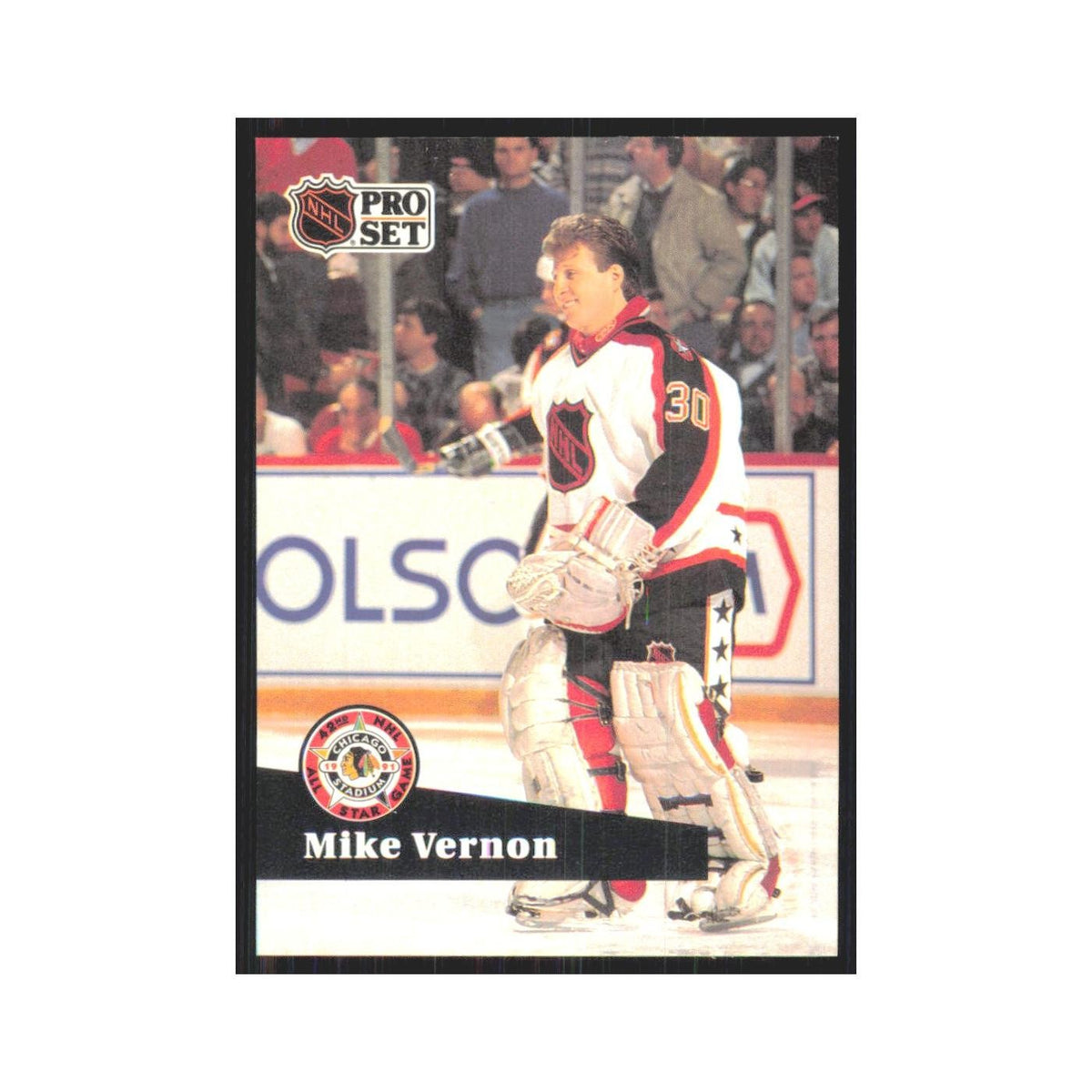 1991 Pro Set Mike Vernon Calgary Flames #277