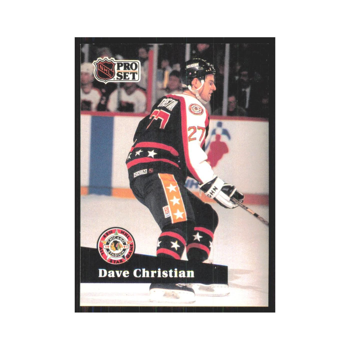 1991 Pro Set Dave Christian Boston Bruins #297
