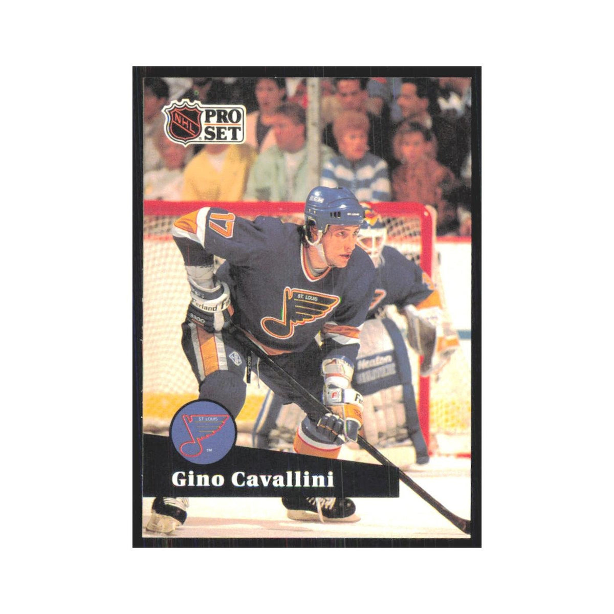 1991 Pro Set Gino Cavallini St. Louis Blues #218