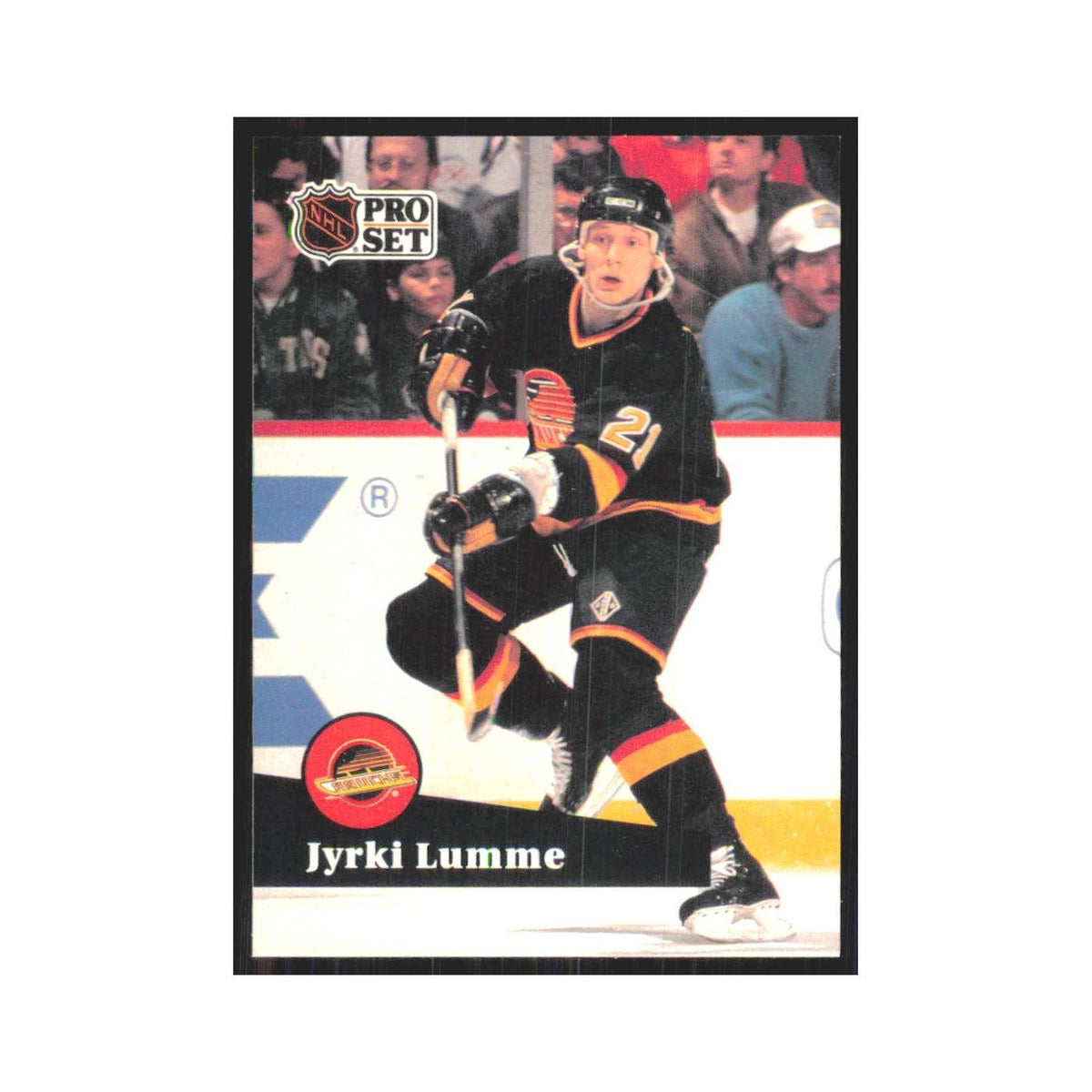 1991 Pro Set Jyrki Lumme Vancouver Canucks #240