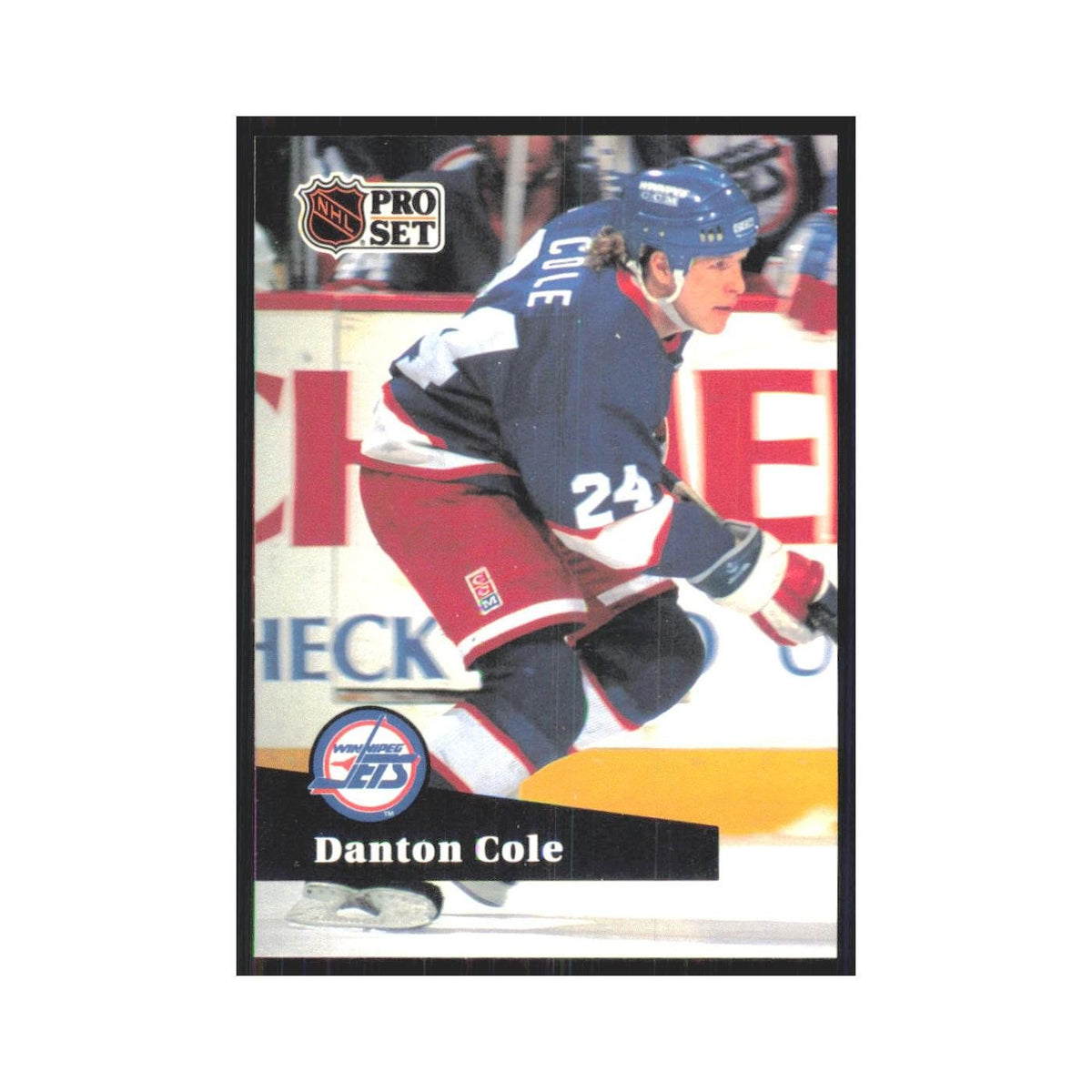 1991 Pro Set Danton Cole Winnipeg Jets #263