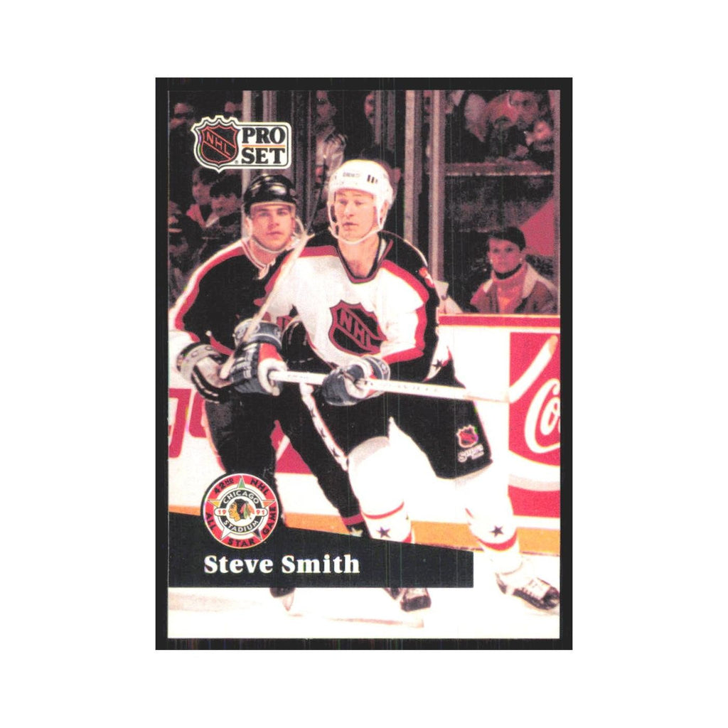 1991 Pro Set Steve Smith Edmonton Oilers #284