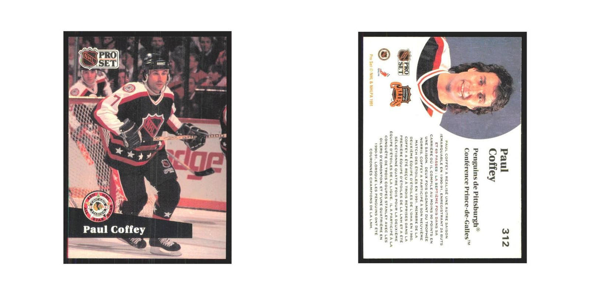 1991 Pro Set Paul Coffey Pittsburgh Penguins #312