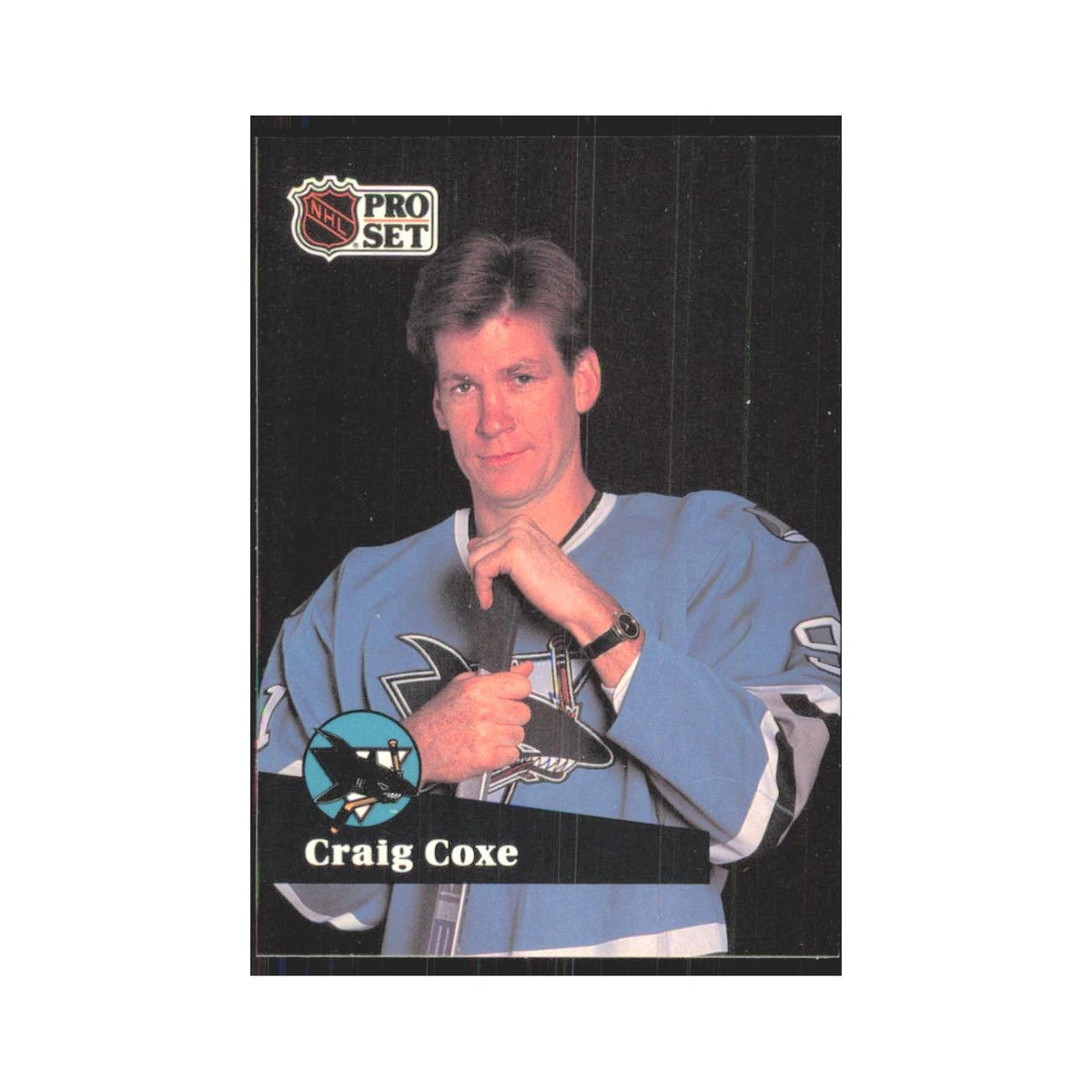 1991 Pro Set Craig Coxe San Jose Sharks #329