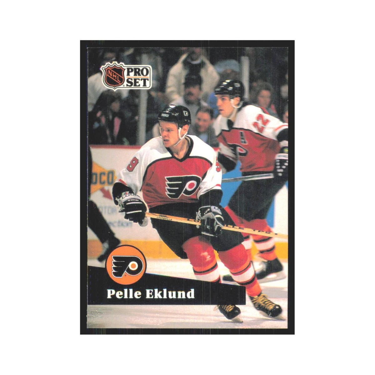 1991 Pro Set Pelle Eklund Philadelphia Flyers #179