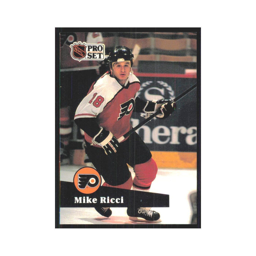1991 Pro Set Mike Ricci Philadelphia Flyers #170
