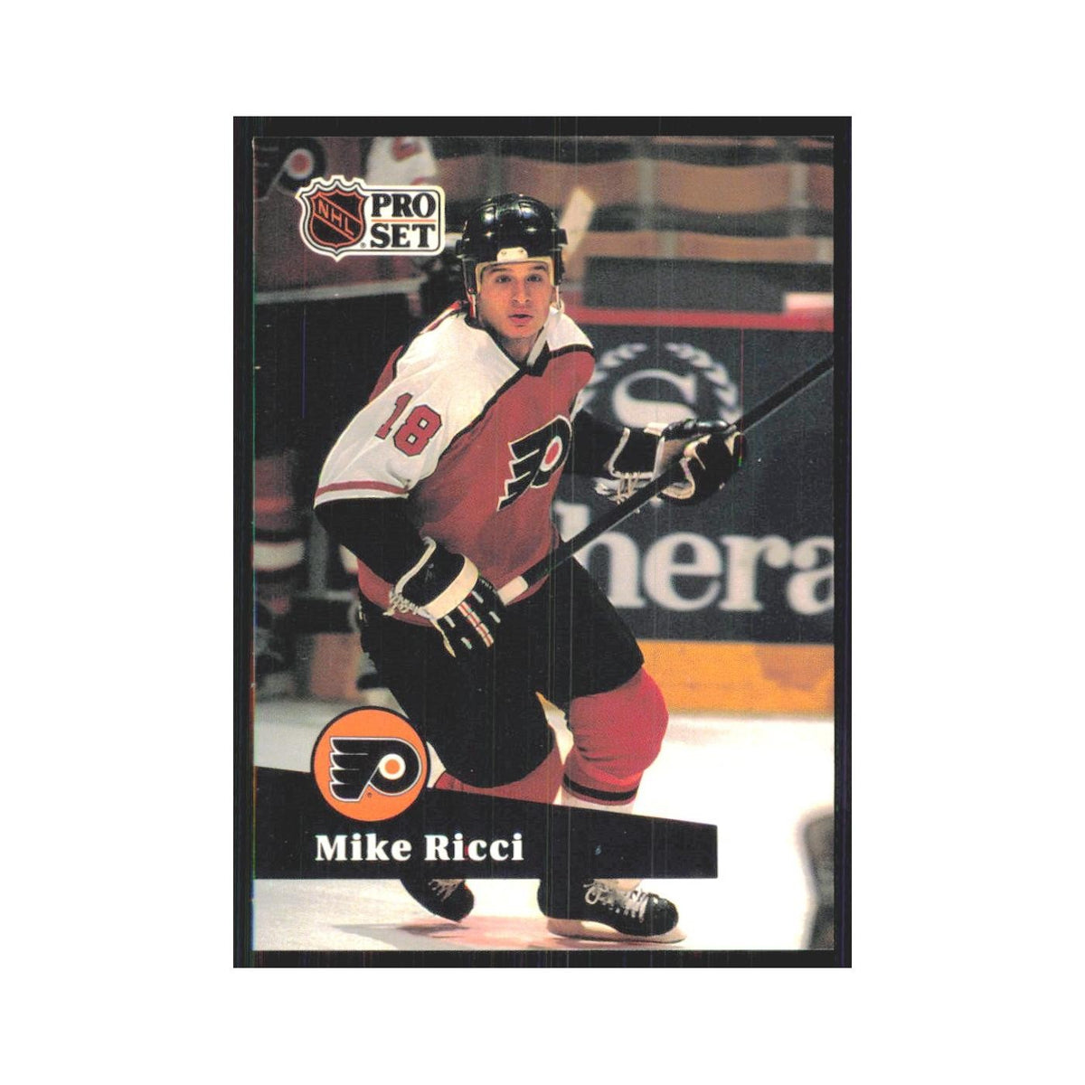1991 Pro Set Mike Ricci Philadelphia Flyers #170