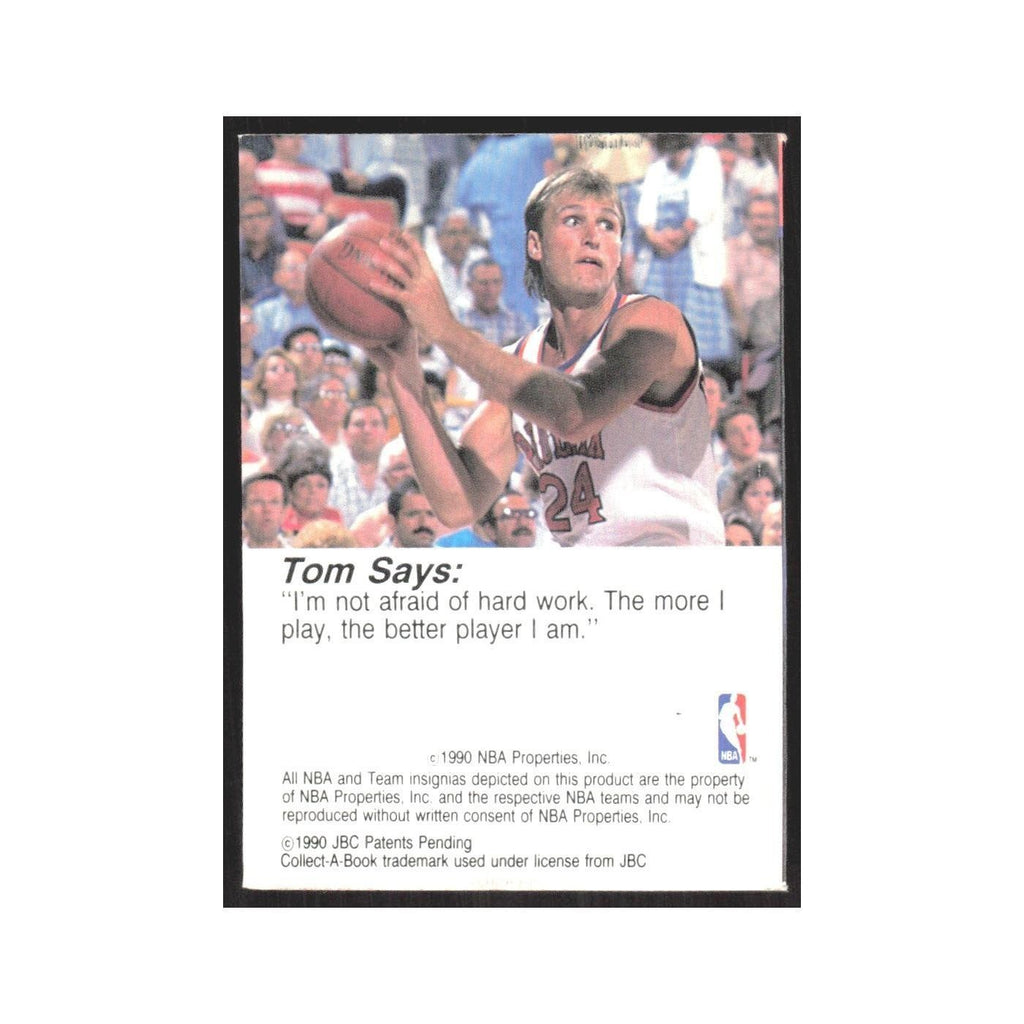 1990 NBA Hoops Collect A Books Tom Chambers Suns #2