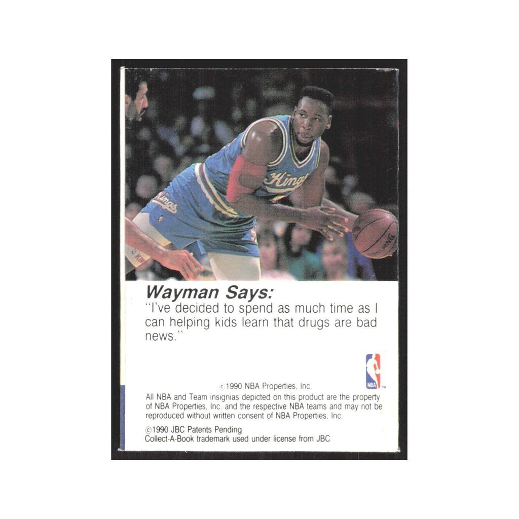 1990 NBA Hoops Collect A Books Wayman Tisdale Kings #12