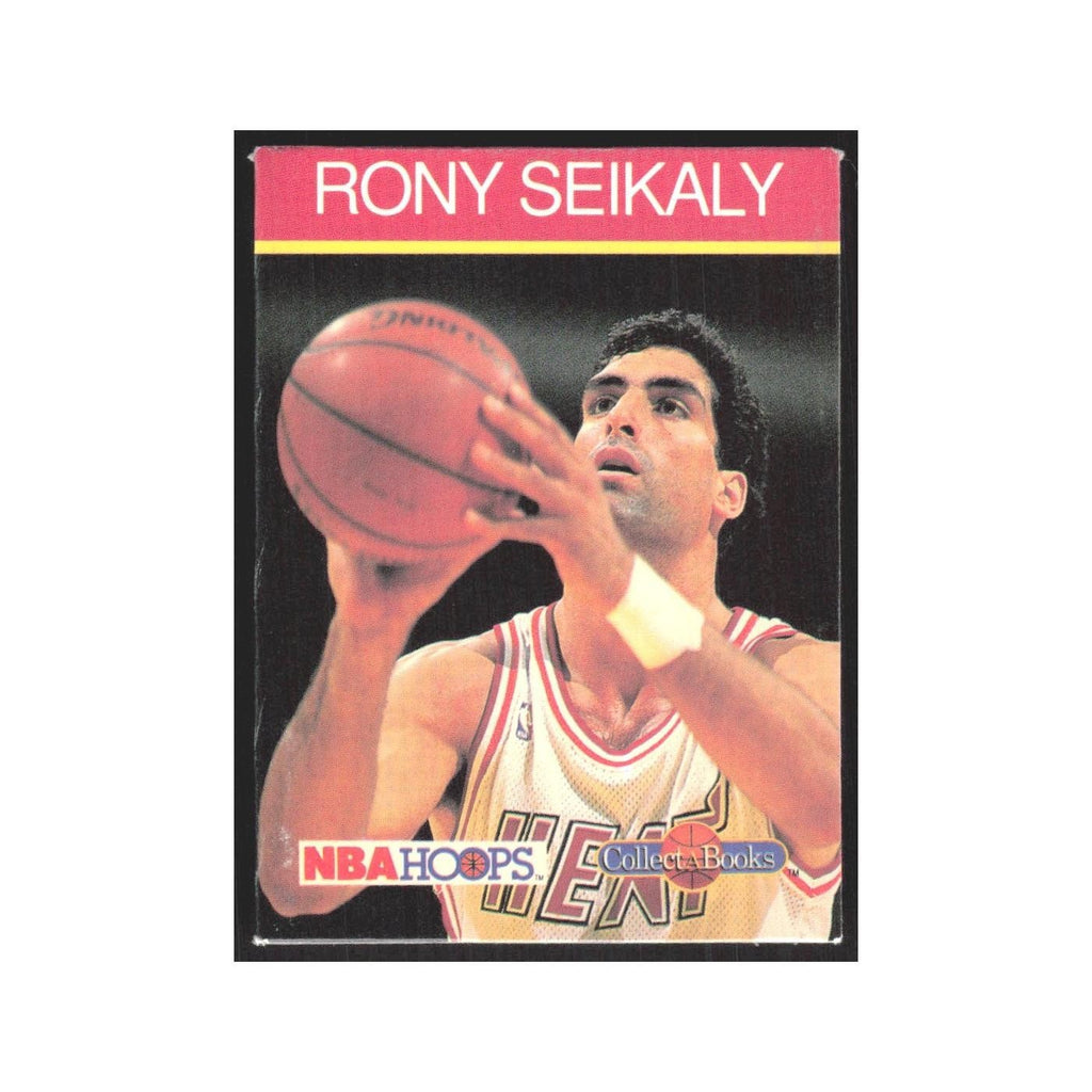 1990 NBA Hoops Collect A Books Rony Seikaly Heat #11