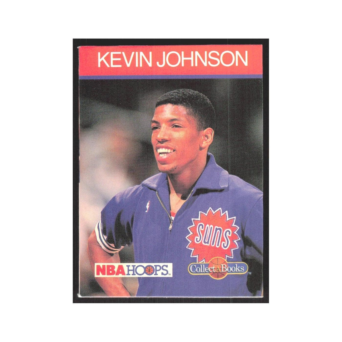 1990 NBA Hoops Collect A Books Kevin Johnson Suns #40