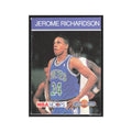 1990 NBA Hoops Collect A Books Jerome Richardson Timberwolves #45