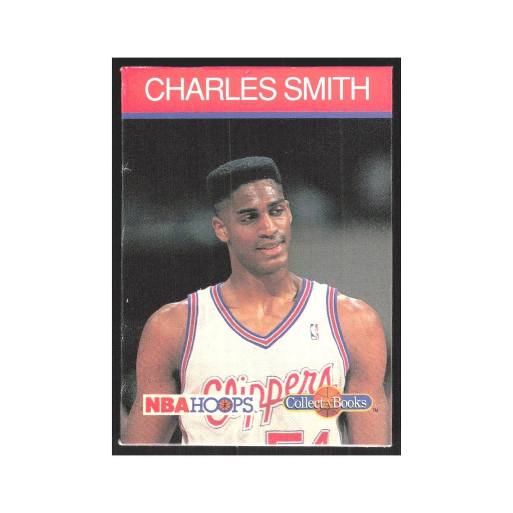 1990 NBA Hoops Collect A Books Charles Smith Clippers #47