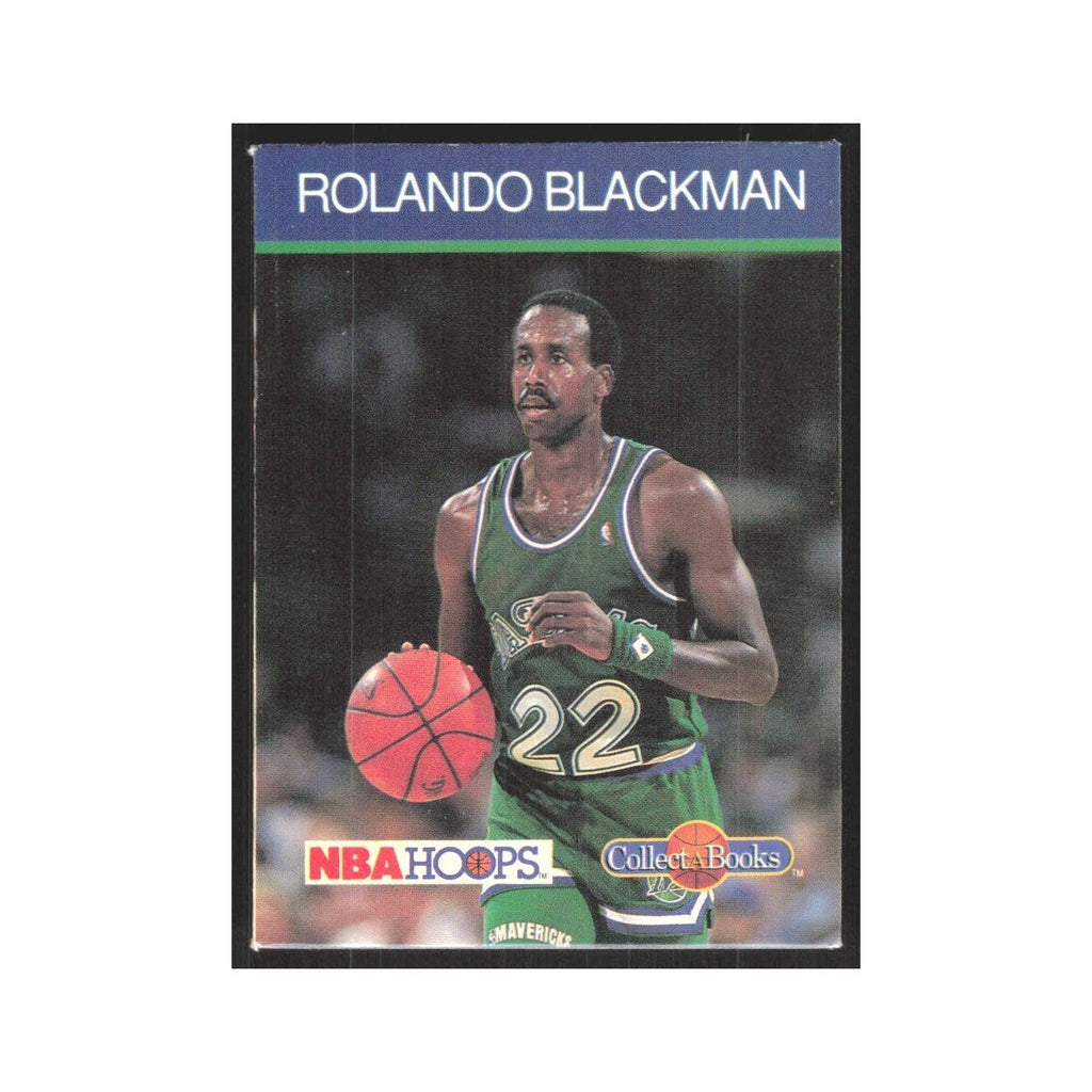 1990 NBA Hoops Collect A Books Rolando Blackman Mavericks #38