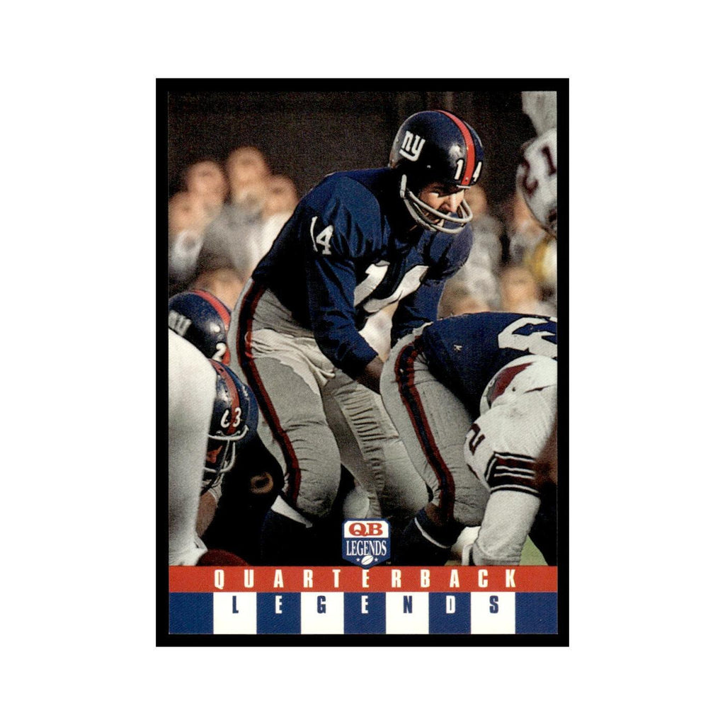 Y.A. Tittle 1991 Quarterback Legends #41 New York Giants Football Card NM