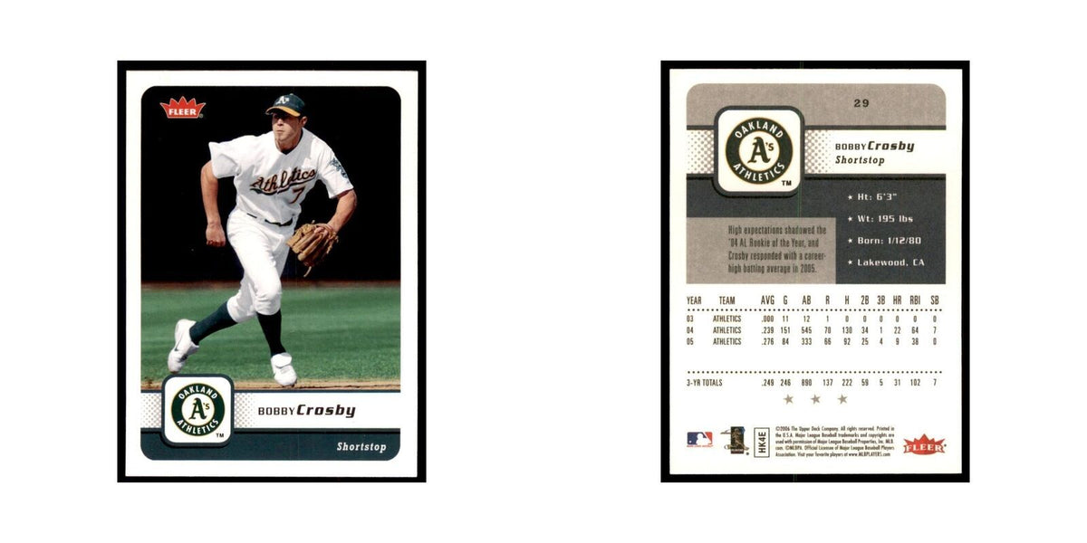 2006 Fleer Bobby Crosby Baseball Cards #29