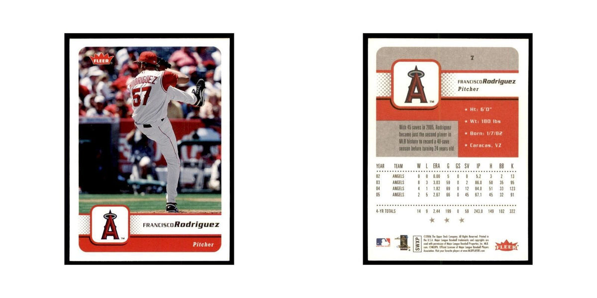 2006 Fleer Francisco Rodriguez Baseball Cards #7