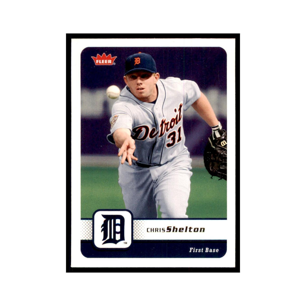 2006 Fleer Chris Shelton Baseball Cards #347