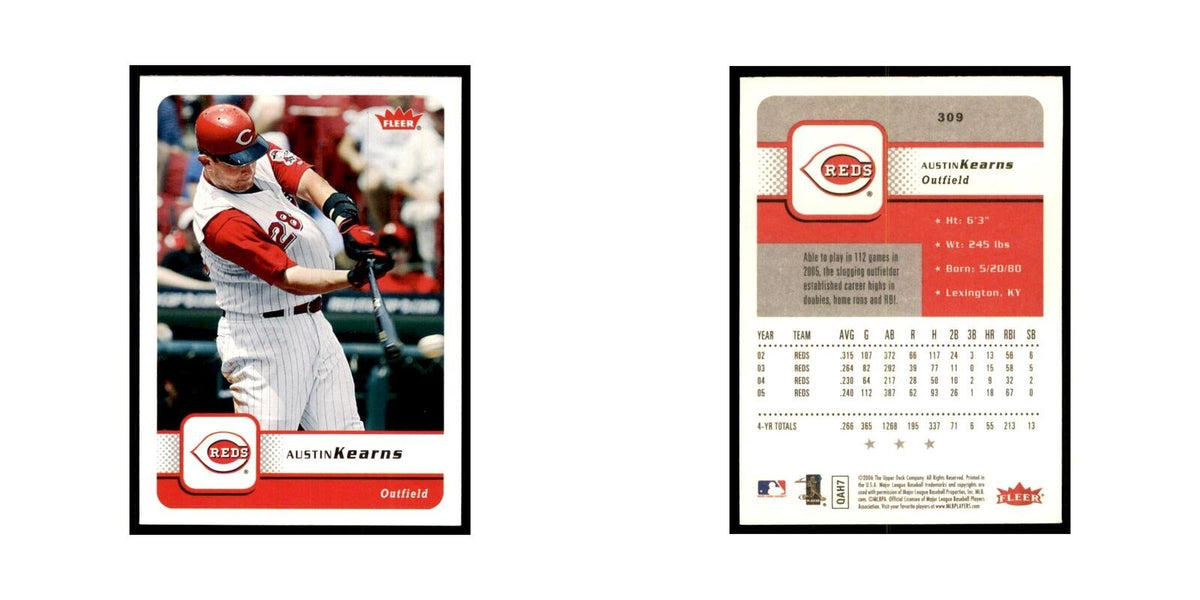 2006 Fleer Austin Kearns Baseball Cards #309