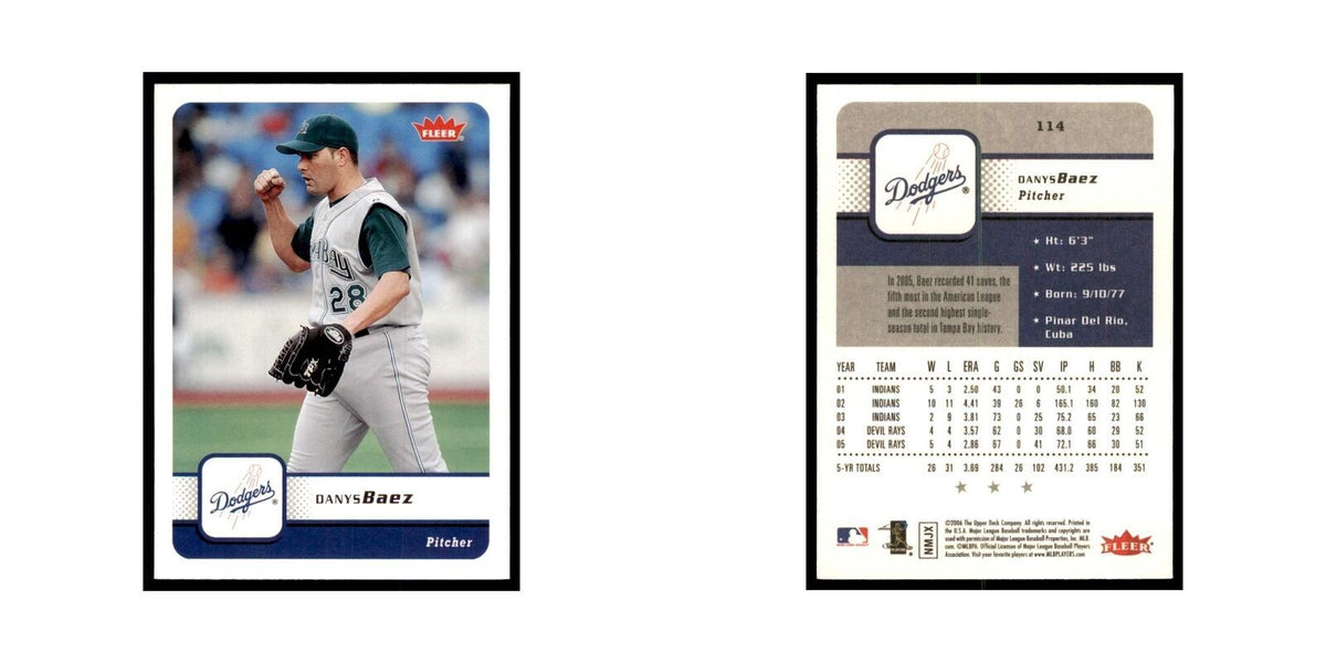 2006 Fleer Danys Baez Baseball Cards #114