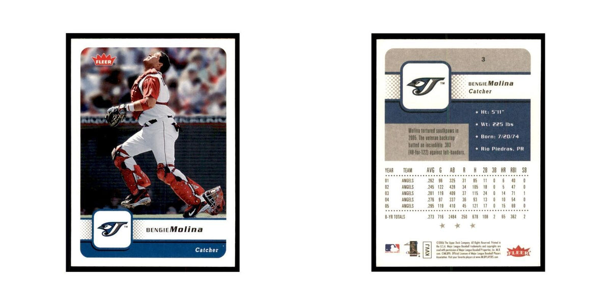 2006 Fleer Bengie Molina Baseball Cards #3