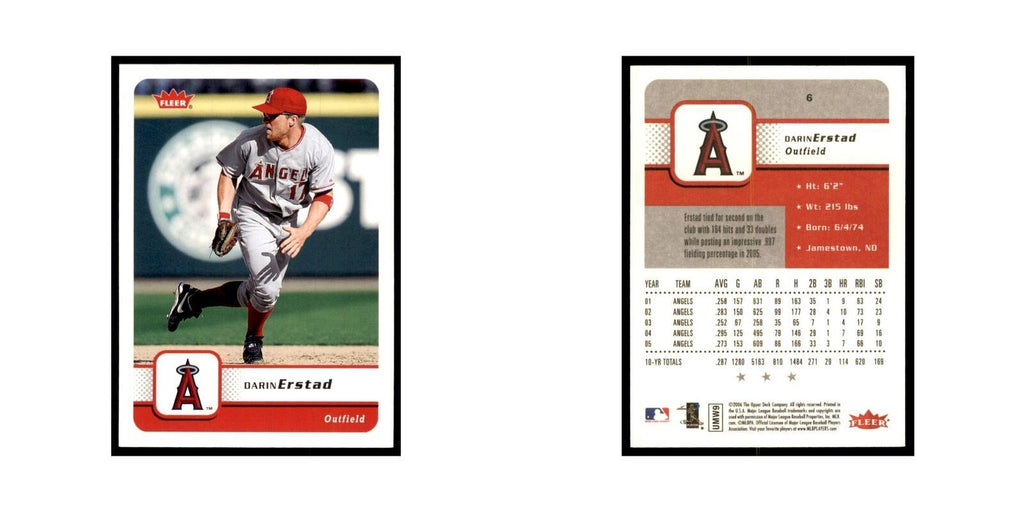 2006 Fleer Darin Erstad Baseball Cards #6