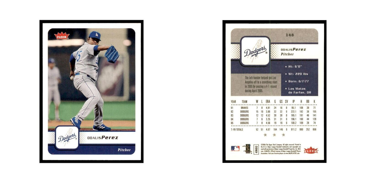 2006 Fleer Odalis Perez Baseball Cards #148