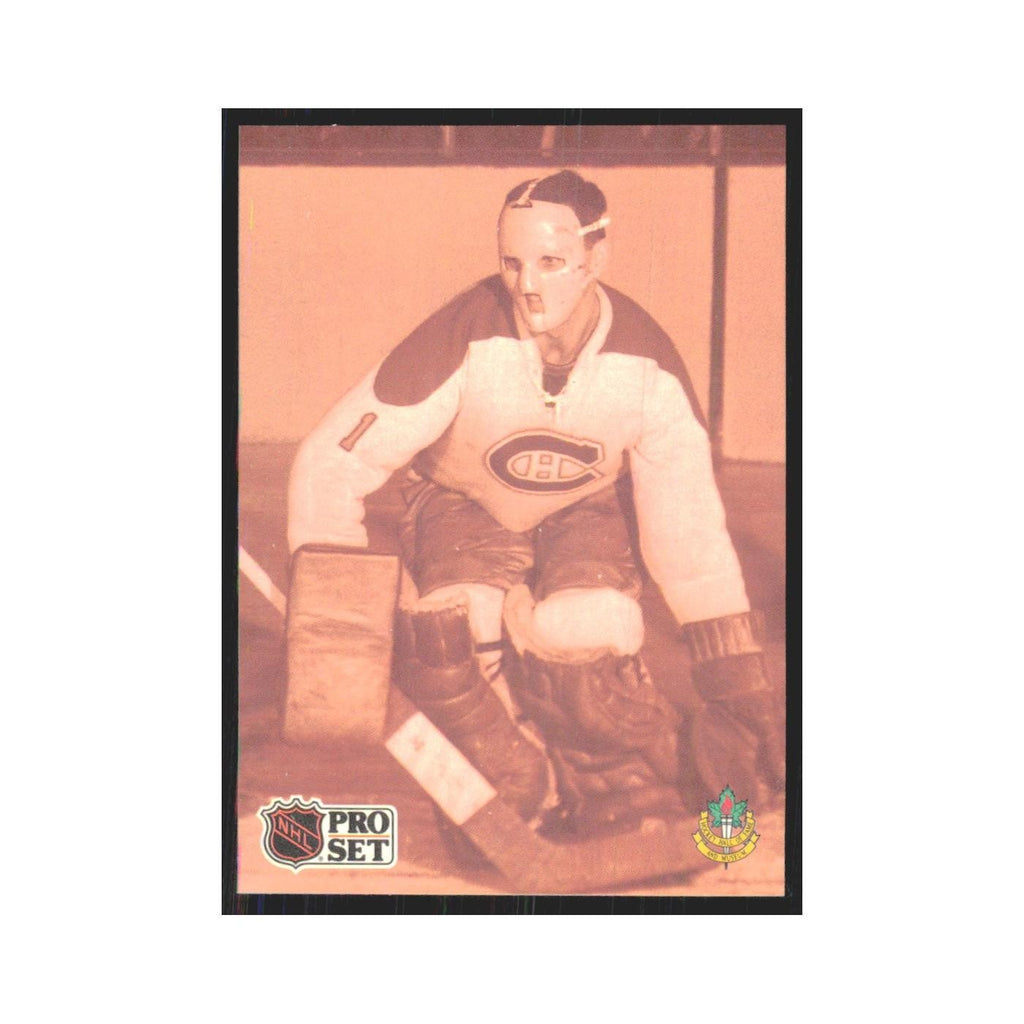 1991 Pro Set Jacques Plante Montreal Canadiens #341