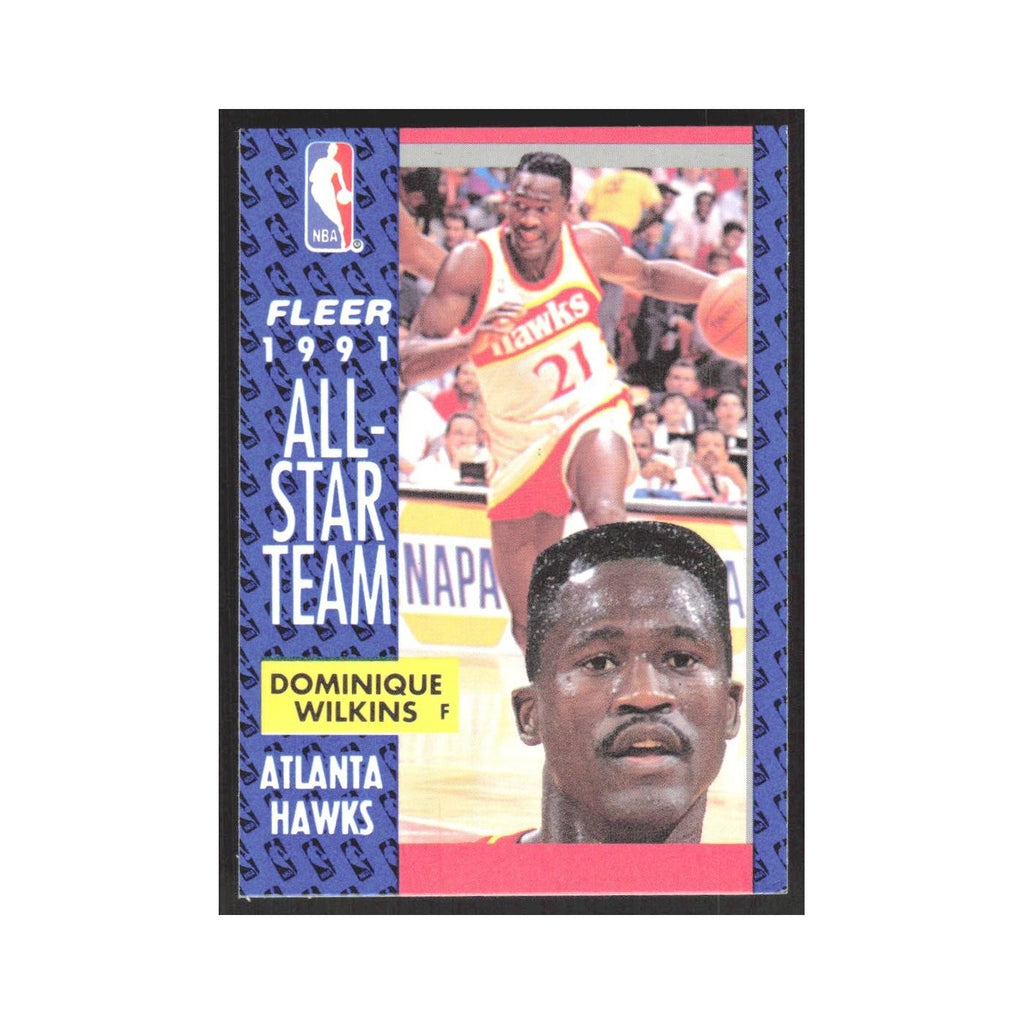 1991 Fleer Dominique Wilkins Hawks #212