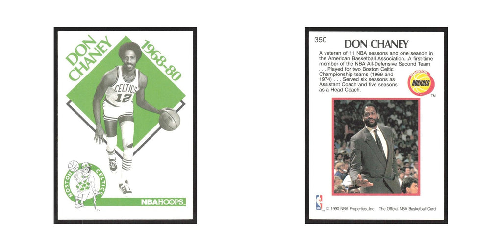 1990 Hoops Don Chaney Boston Celtics/Houston Rockets #350