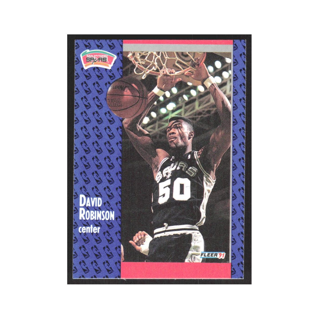 1991 Fleer David Robinson Spurs #187