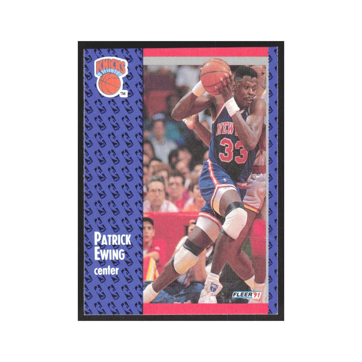 1991 Fleer Patrick Ewing Knicks #136