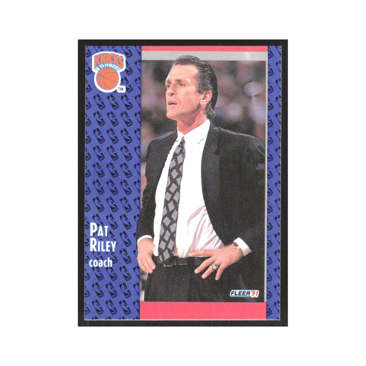 1991 Fleer Pat Riley Knicks #139