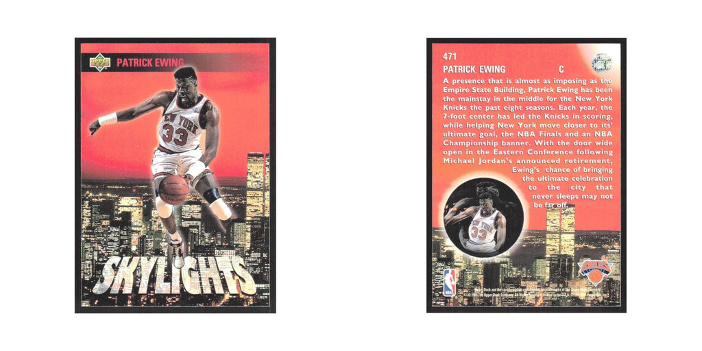 1993 Upper Deck Patrick Ewing Knicks #471