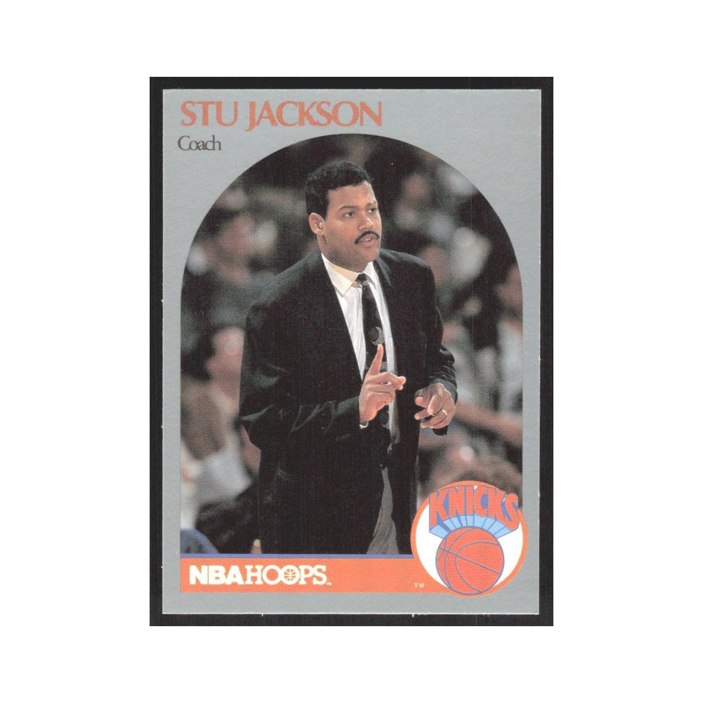 1990 Hoops Stu Jackson Knicks #322