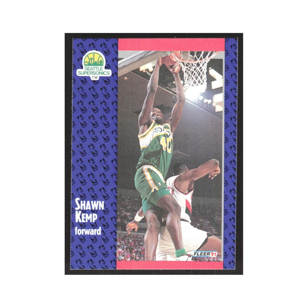 1991 Fleer Shawn Kemp Seattle SuperSonics #192