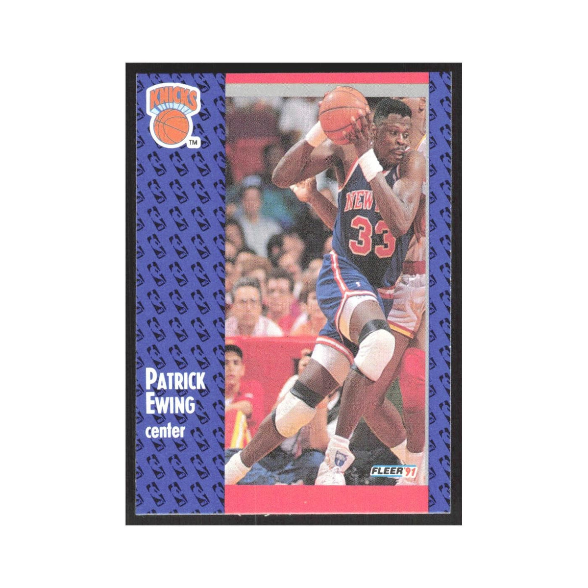 1991 Fleer Patrick Ewing Knicks #136