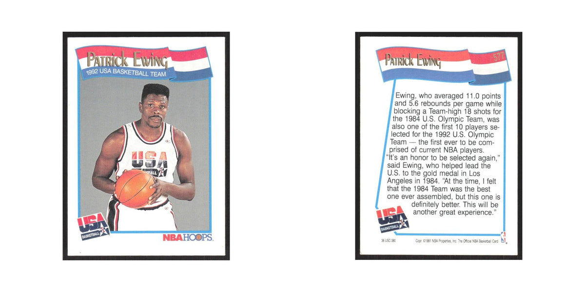 1991 Hoops Patrick Ewing USA #577