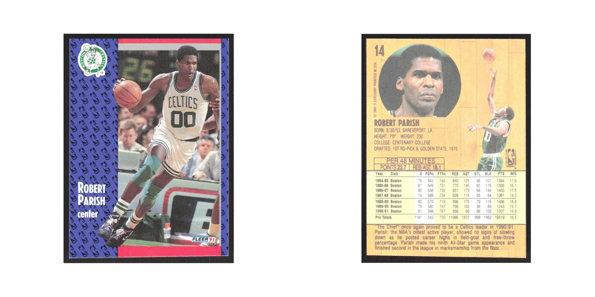 1991 Fleer Robert Parish Celtics #14