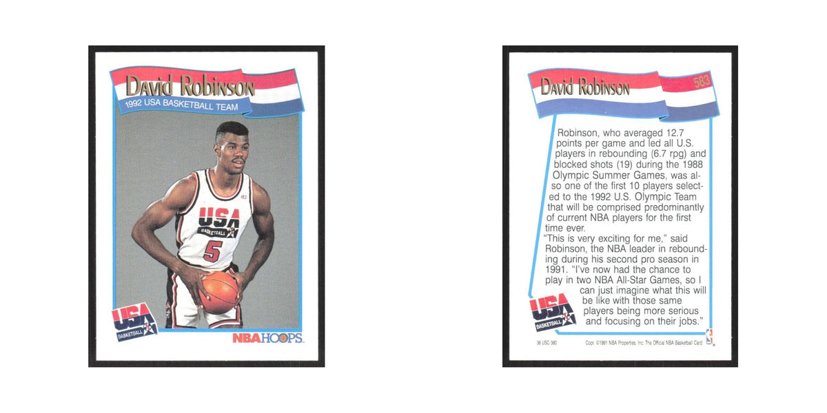 1991 Hoops David Robinson USA #583
