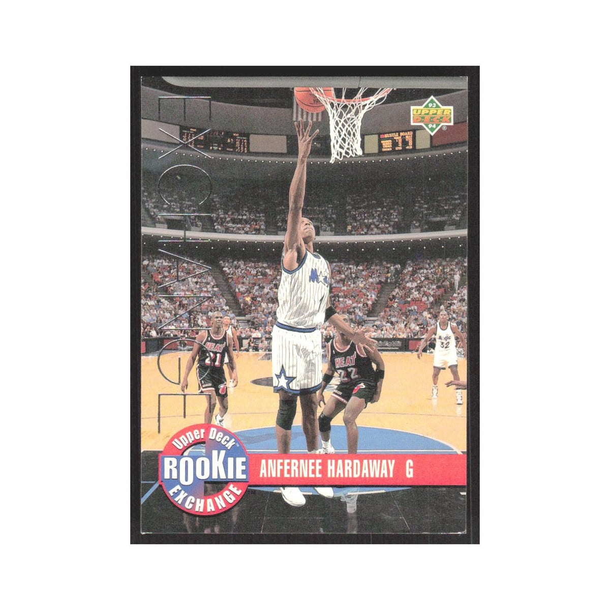1993 Upper Deck Rookie Exchange Anfernee Hardaway Magic #RE3