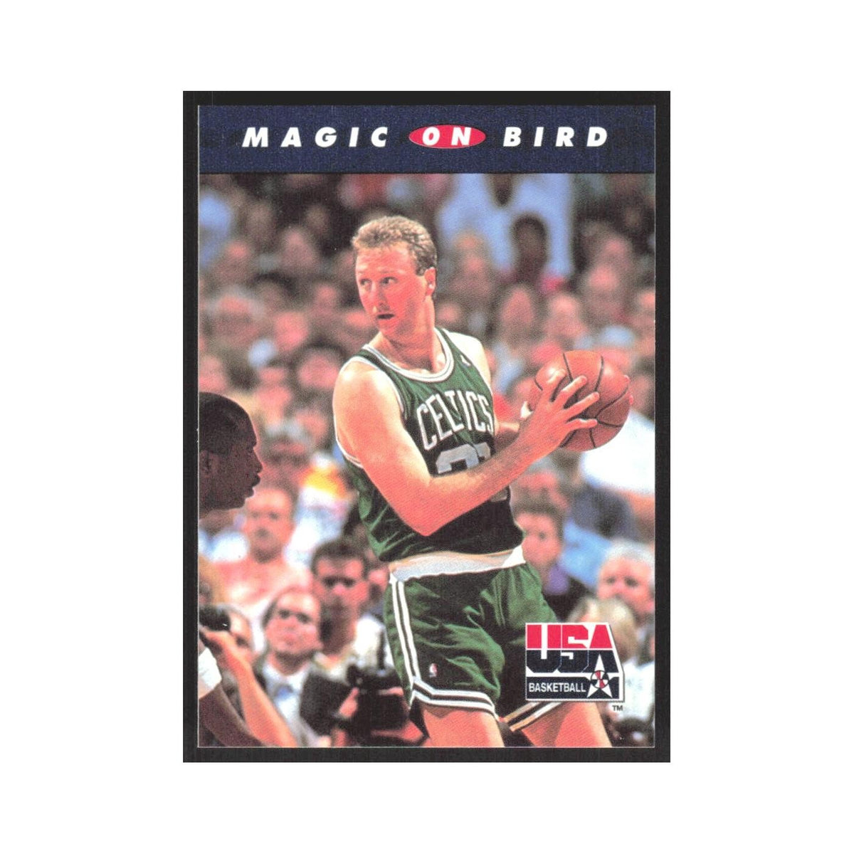 1992 SkyBox USA Magic on Bird Celtics #102