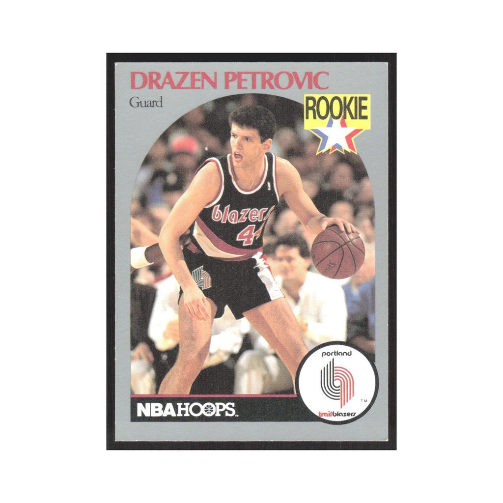 1990 Hoops Drazen Petrovic RC Blazers #248