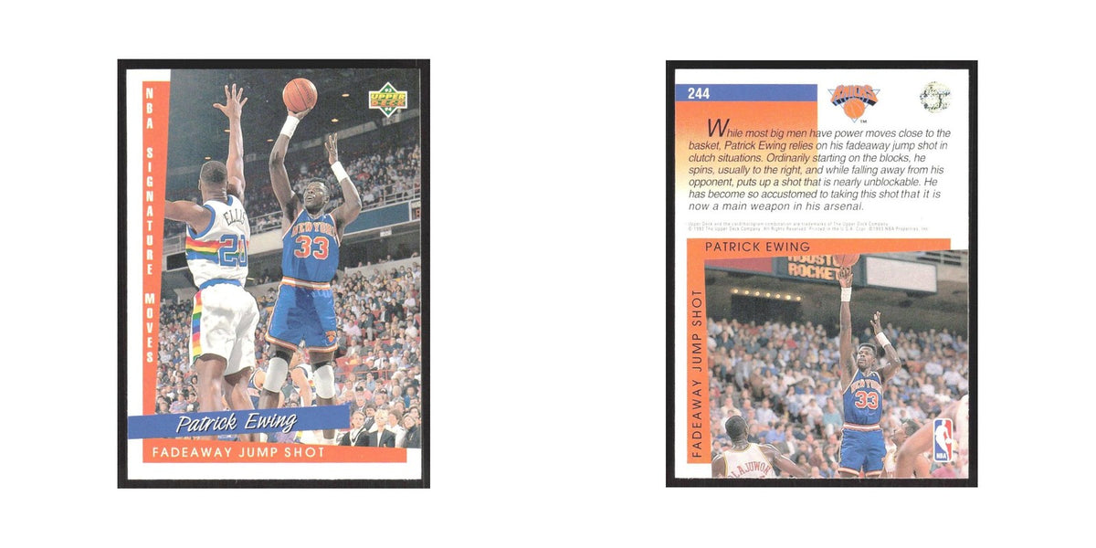 1993 Upper Deck Patrick Ewing Knicks #244