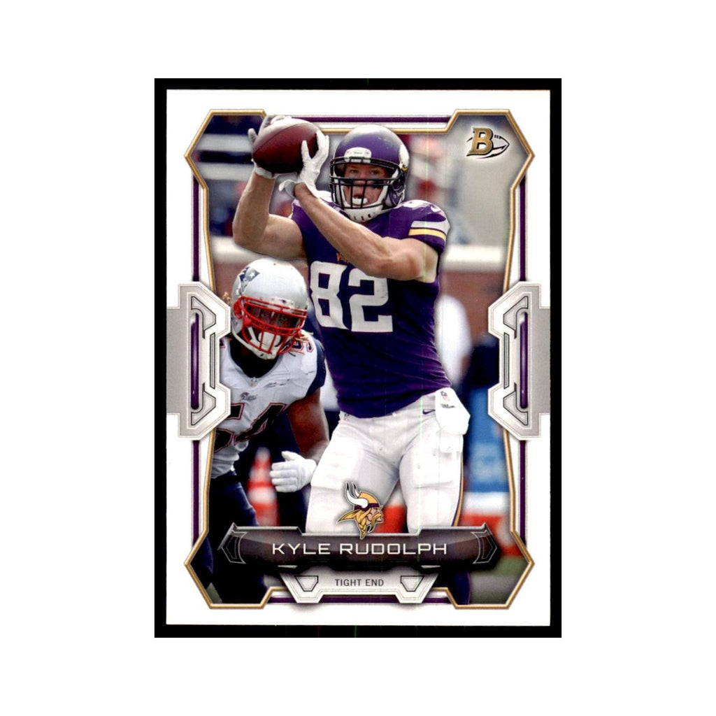 2015 Bowman Kyle Rudolph Football Cards #66